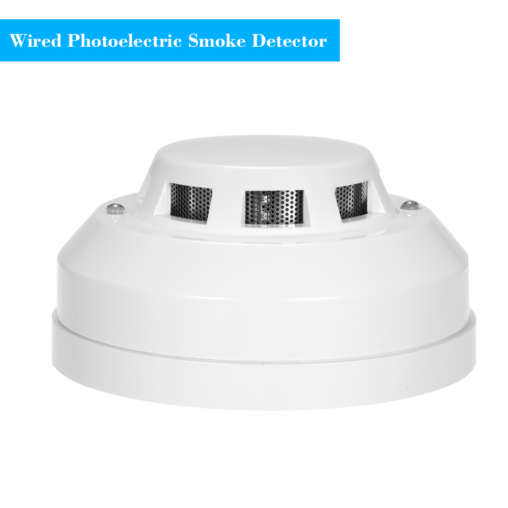 Wired Photoelectric Smoke Dete - Smoke Detector Interconnected recension och pris