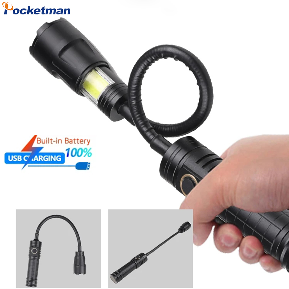 USB Rechargeable XHP50 LED Fla - Power Outage Light recension och pris