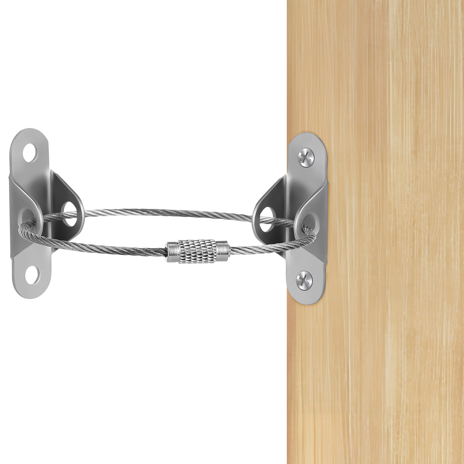 6Sets Secure Furniture to Wall - Earthquake Anchor Strap recension och pris